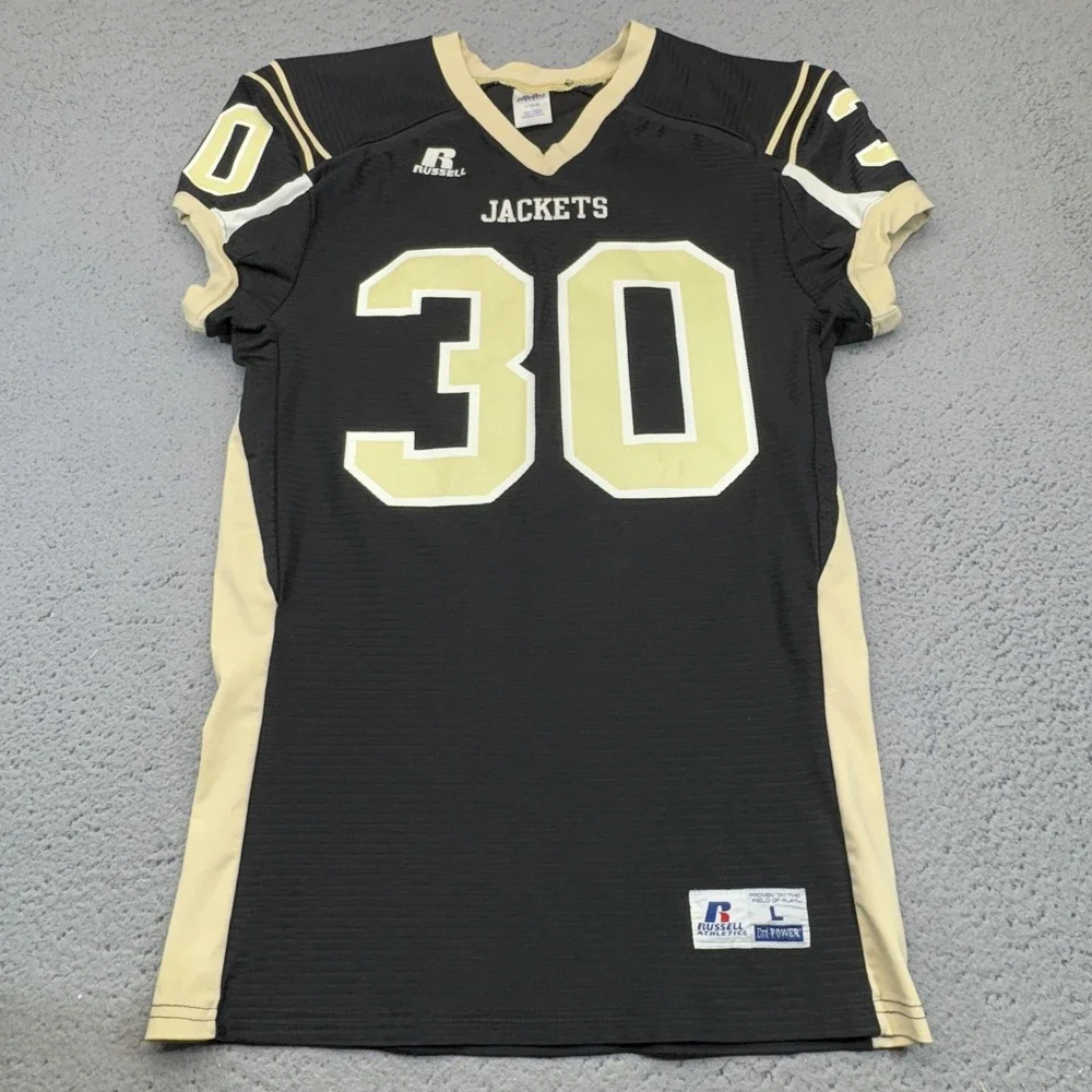 Georgia Tech Yellow Jackets Football Jersey Men Large #30 Team Player Issue NCAA